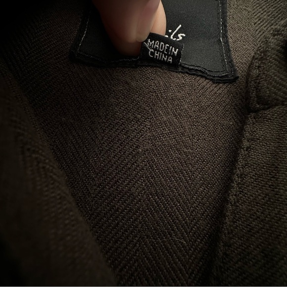 Rails Hunter Tie Dye Herringbone Button Down Shirt in Olive Black Waves size XS - Picture 10 of 16